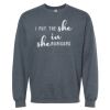 16x20 PRINT AREA Softstyle® Midweight Crewneck Sweatshirt Thumbnail