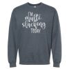 16x20 PRINT AREA Softstyle® Midweight Crewneck Sweatshirt Thumbnail