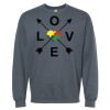 16x20 PRINT AREA Softstyle® Midweight Crewneck Sweatshirt Thumbnail