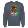 16x20 PRINT AREA Softstyle® Midweight Crewneck Sweatshirt Thumbnail