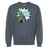 16x20 PRINT AREA Softstyle® Midweight Crewneck Sweatshirt Thumbnail