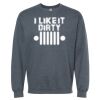 16x20 PRINT AREA Softstyle® Midweight Crewneck Sweatshirt Thumbnail