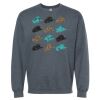16x20 PRINT AREA Softstyle® Midweight Crewneck Sweatshirt Thumbnail