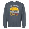 16x20 PRINT AREA Softstyle® Midweight Crewneck Sweatshirt Thumbnail