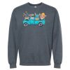 16x20 PRINT AREA Softstyle® Midweight Crewneck Sweatshirt Thumbnail