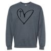 16x20 PRINT AREA Softstyle® Midweight Crewneck Sweatshirt Thumbnail