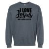 16x20 PRINT AREA Softstyle® Midweight Crewneck Sweatshirt Thumbnail