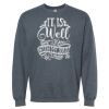 16x20 PRINT AREA Softstyle® Midweight Crewneck Sweatshirt Thumbnail