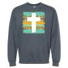 16x20 PRINT AREA Softstyle® Midweight Crewneck Sweatshirt Thumbnail