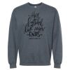 16x20 PRINT AREA Softstyle® Midweight Crewneck Sweatshirt Thumbnail