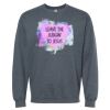 16x20 PRINT AREA Softstyle® Midweight Crewneck Sweatshirt Thumbnail