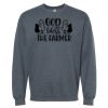 16x20 PRINT AREA Softstyle® Midweight Crewneck Sweatshirt Thumbnail