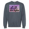 16x20 PRINT AREA Softstyle® Midweight Crewneck Sweatshirt Thumbnail