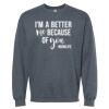 16x20 PRINT AREA Softstyle® Midweight Crewneck Sweatshirt Thumbnail