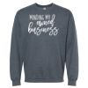 16x20 PRINT AREA Softstyle® Midweight Crewneck Sweatshirt Thumbnail