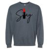 16x20 PRINT AREA Softstyle® Midweight Crewneck Sweatshirt Thumbnail