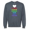 16x20 PRINT AREA Softstyle® Midweight Crewneck Sweatshirt Thumbnail