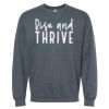 16x20 PRINT AREA Softstyle® Midweight Crewneck Sweatshirt Thumbnail