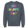 16x20 PRINT AREA Softstyle® Midweight Crewneck Sweatshirt Thumbnail