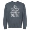 16x20 PRINT AREA Softstyle® Midweight Crewneck Sweatshirt Thumbnail