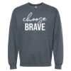 16x20 PRINT AREA Softstyle® Midweight Crewneck Sweatshirt Thumbnail