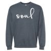 16x20 PRINT AREA Softstyle® Midweight Crewneck Sweatshirt Thumbnail