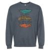 16x20 PRINT AREA Softstyle® Midweight Crewneck Sweatshirt Thumbnail