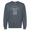 16x20 PRINT AREA Softstyle® Midweight Crewneck Sweatshirt Thumbnail
