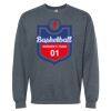 16x20 PRINT AREA Softstyle® Midweight Crewneck Sweatshirt Thumbnail